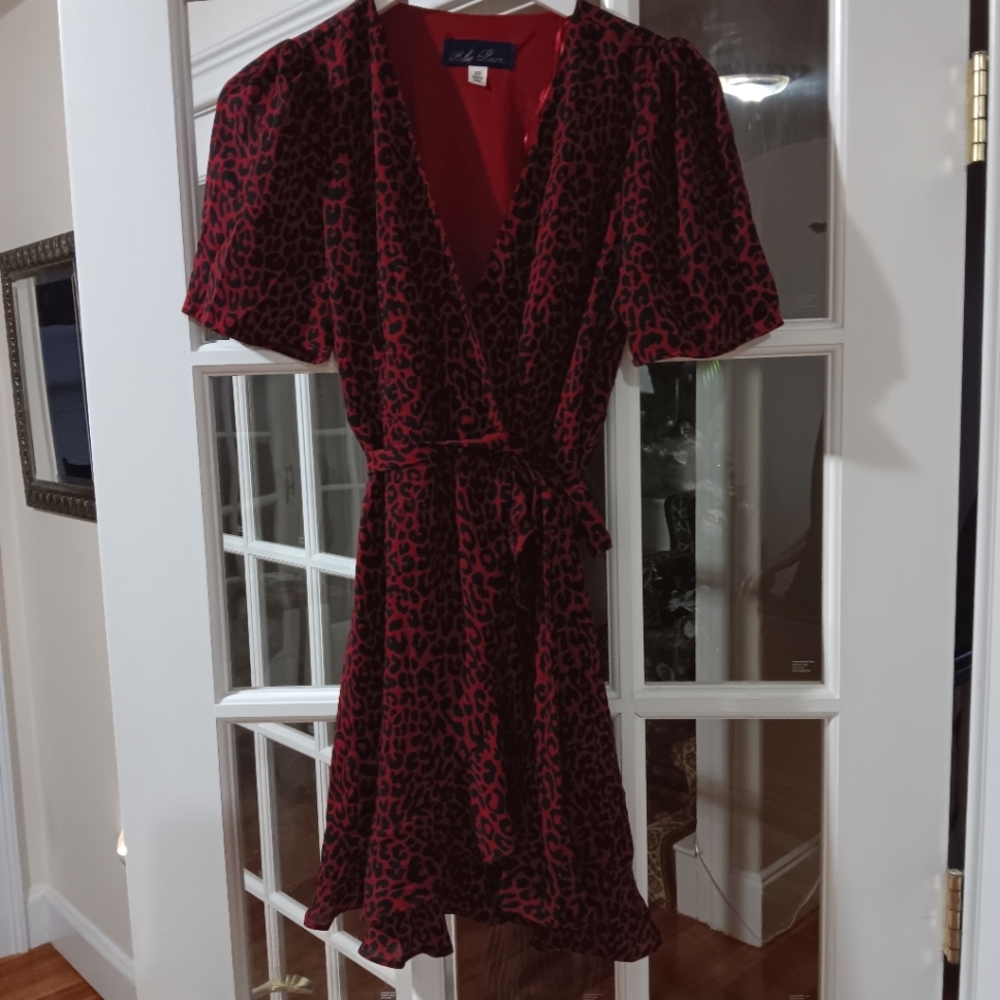 Blue Rain  Wrap Dress